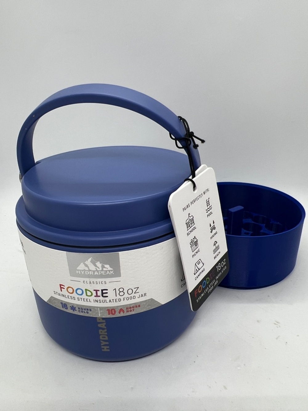 Hydrapeak Food Jar Insulated Stainless Steel Plus Peptide Storage Container NWT